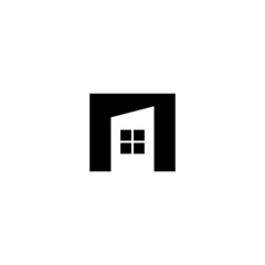 a Modern House logo / icon design