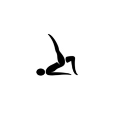 a simple Pilates logo / icon design
