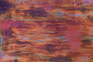 Rusty aged multicolor background.