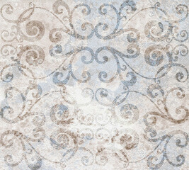Fototapeta na wymiar Digital tiles design ceramic wall tiles decoration