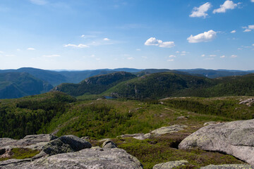 View from the summit of the 