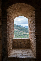 Fenêtre du château de Zahara de la Sierra
