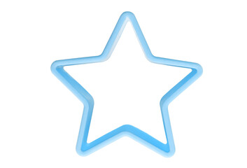 decorative baking molds isolated on white background. Cooking for children concept.