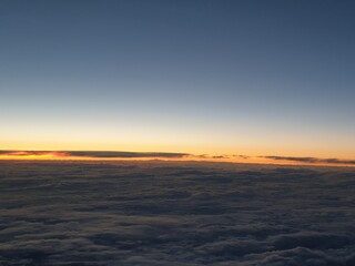 sunset over the sea