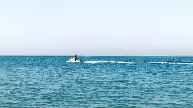 speed boat on the sea