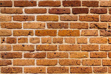 Old brick colored brick masonry whith european natural cement background textures from Fort Zachary Taylor Fortress