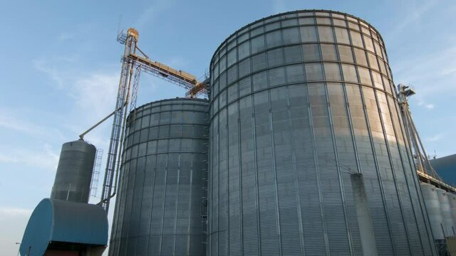 General image of grain storage silo.