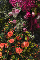 Summer flowers in multi colours