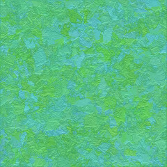 Fototapeta na wymiar abstract bright green and cyan blue multicolor wet paint texture art background