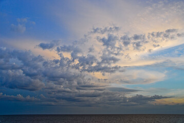 clouds over the River Plate