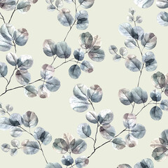 Watercolor leaves