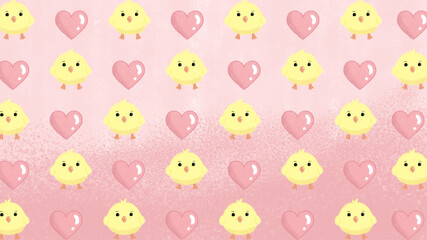 Wallpaper Love Pollito