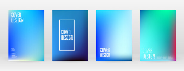 Pastel Soft. Vibrant Blue, Teal, Neon Concept.