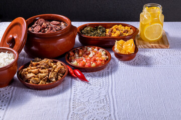 Obraz na płótnie Canvas Feijoada, the Brazilian cuisine tradition and typical food
