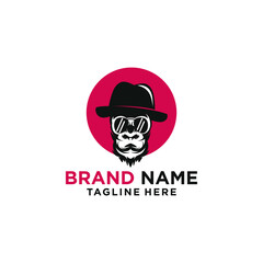 Creative logo design and Unique mascot of Gorilla.