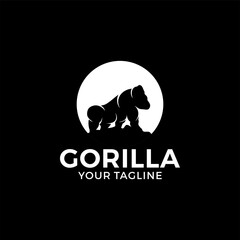 Creative logo design and Unique mascot of Gorilla.