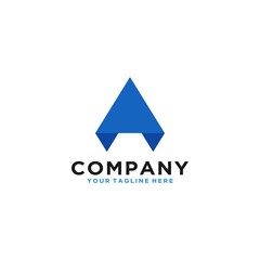 Letter A luxury  logo stock vector