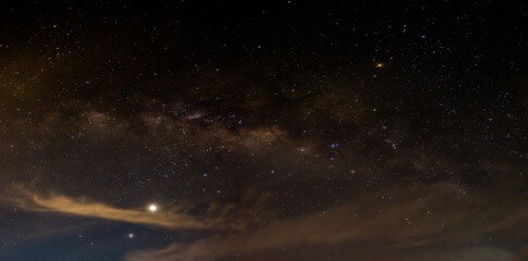 Fototapeta premium There are many stars in the sky.