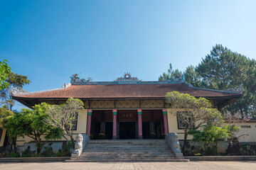 Linh Son Pagoda (Chua Linh Son). a famous Historical site in Dalat, Vietnam.