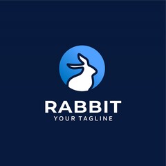 Rabbit logo icon  Stock Photos & Vectors
