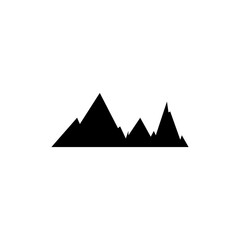 mountain vector graphic design illustration