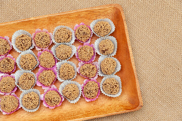 Traditional Brazilian homemade candy called 