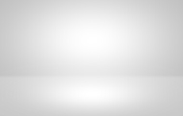 empty room studio gray gradient light background used for display your product.