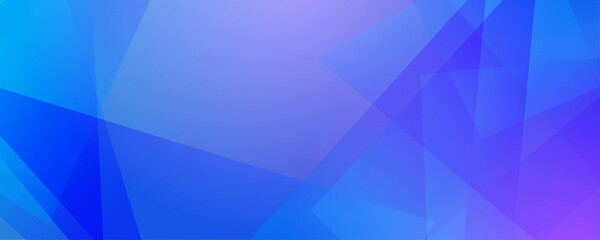 Abstract blue purple and white triangle tech wavy banner design