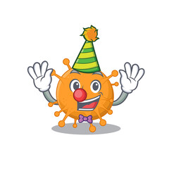 Obraz premium smiley clown anaplasma cartoon character design concept