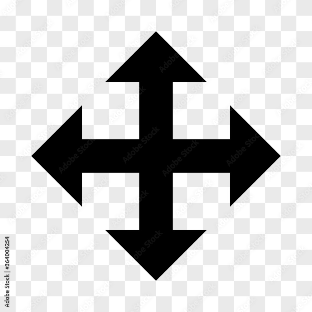 Poster arrow pointer internet cursor icon in checkerboard bg v5. internet flat icon symbol for applications