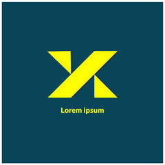 business logo.
simple logo letter X simple
