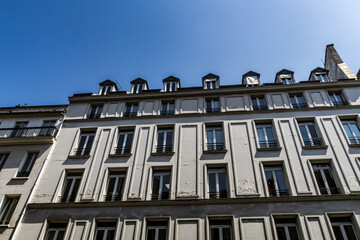 Obraz premium Facade of a building in Paris France