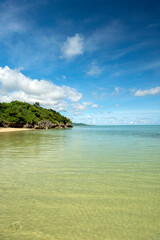 Fototapeta premium 沖縄県 小浜島 ビルマ崎
