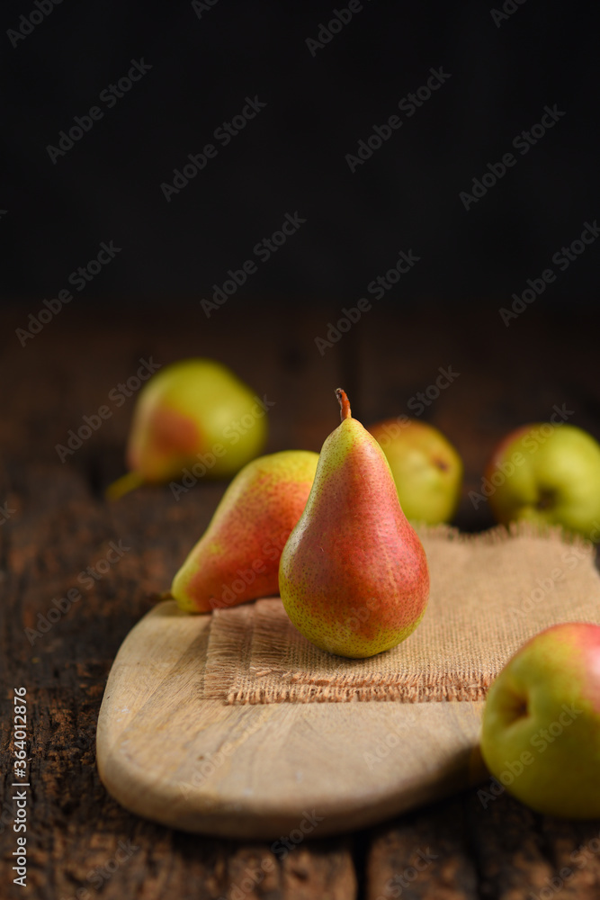 Wall mural pear fruits