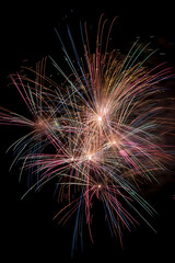 Fireworks at the San Diego bay