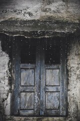 old wooden door