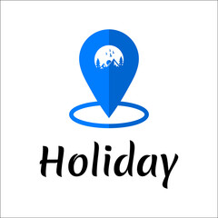 Holiday, Travel Logo Design Template