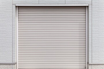 Automatic roller shutter doors on the ground floor of the house