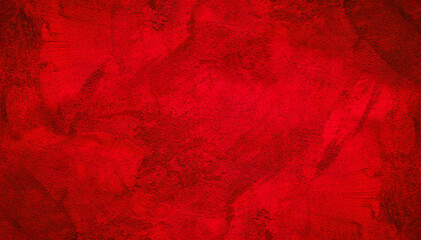 old red background in Christmas colors with marbled vintage texture in elegant website or textured paper design
