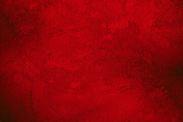 old red background in Christmas colors with marbled vintage texture in elegant website or textured paper design
