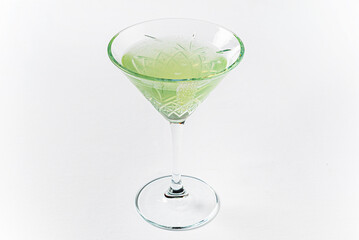 cocktail on the white background