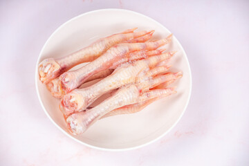 Frozen chicken feet