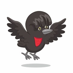 Umbrella Bird Cartoon Umbrellabird Illustration