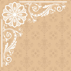 vector abstract floral  background