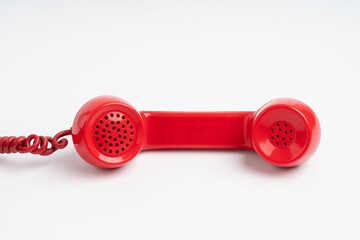 Vintage & retro telephone for contact us concept