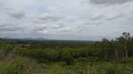 landscape with clouds