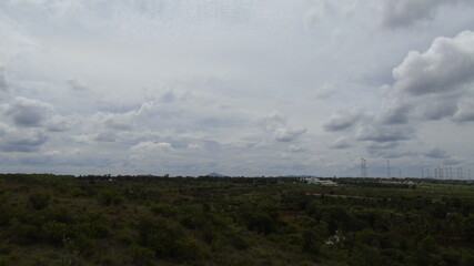 time lapse clouds over the river