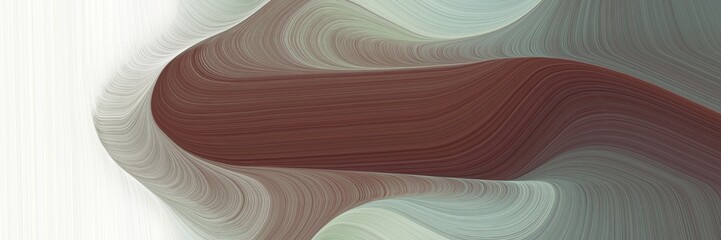 creative decorative waves header design with pastel brown, linen and old mauve colors. can be used as poster, card or background graphic