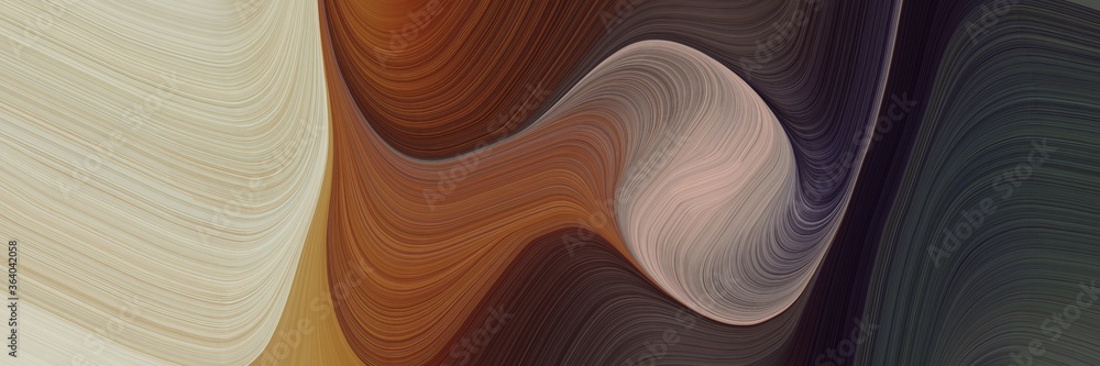 Poster modern colorful curves header design with old mauve, silver and very dark blue colors. can be used a