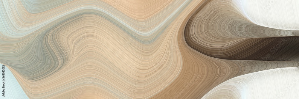 Aufkleber dynamic decorative curves background with tan, old mauve and linen colors. can be used as header or banner